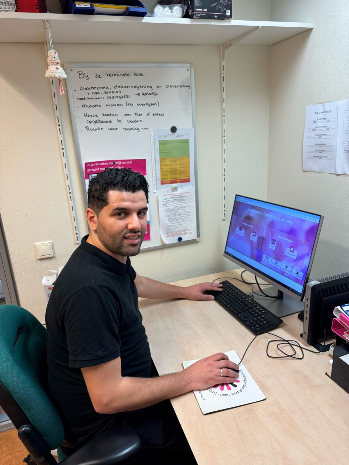 Abderrahim Chaaby EV Ver bij Axion Continu M Rwork job campagne EV Ver2